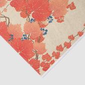 Vogel auf Red Ivy, Koson, Ukiyoe Seidenpapier (Ausschnitt)