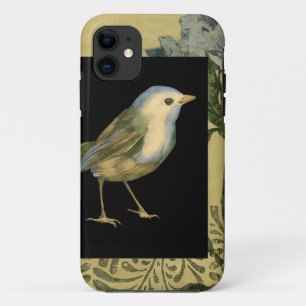 Vogel auf schwarzem und vintage Hintergrund Case-Mate iPhone Hülle