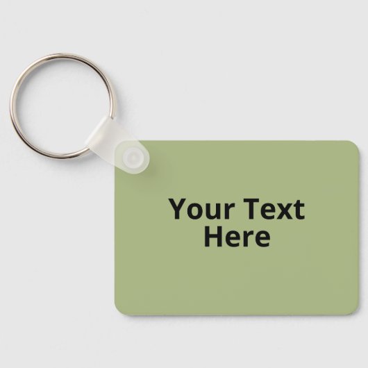 Vogel auf Twig (Bushtit) Schlüsselanhänger (Rückseite)