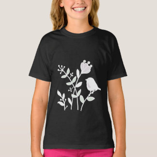 Vogel auf Wiese T-Shirt