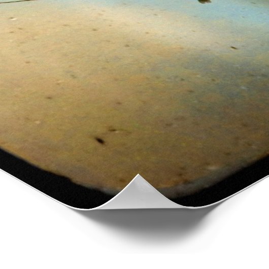 Vogel auf Wire Poster (Ecke)