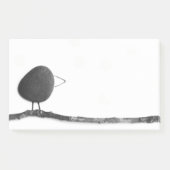 Vogel auf Zweig Post-it Klebezettel (Vorderseite)