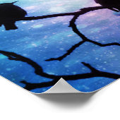 Vögel auf Zweig - Starlight Poster (Ecke)