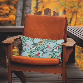 Vögel auf Zweigen Kissen Für Draußen