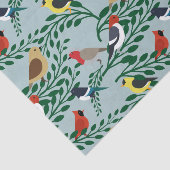 Vögel auf Zweigen Seidenpapier (Ausschnitt)