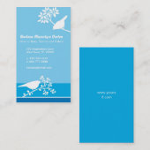 Vögel auf Zweigstellenkarte Telefonnummerkarte (Vorne/Hinten)