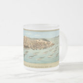 Vogel-Auge Ansicht der Flotte in San Francisco Mattglastasse (VorderseiteRechts)