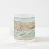 Vogel-Auge Ansicht der Flotte in San Francisco Mattglastasse (Vorderseite Links)