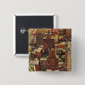 Vogel-Auge Ansicht von New York City durch John Button (Vorne & Hinten)