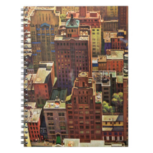 Vogel-Auge Ansicht von New York City durch John Notizblock