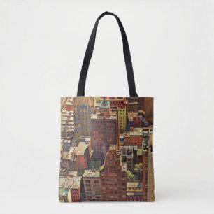 Vogel-Auge Ansicht von New York City durch John Tasche