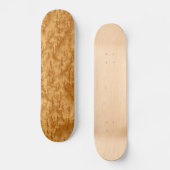 Vogel-Augen-Ahorn Skateboard (Vorderseite)