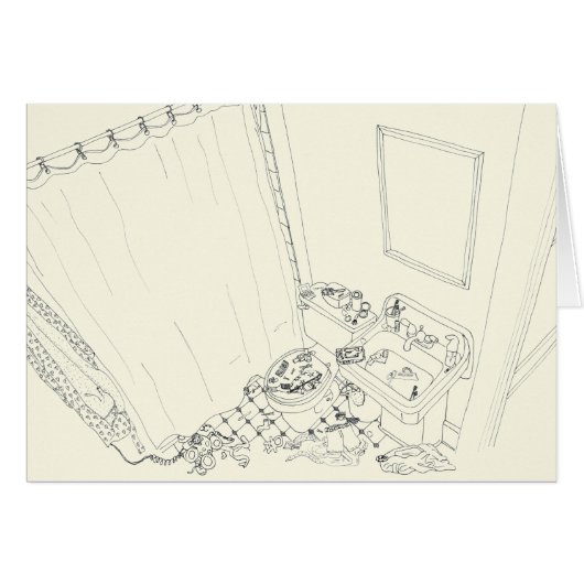 Vögel Augen Blick Sonne Familienbad Zeichnend (Vorderseite (Horizontal))