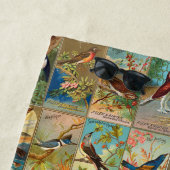 Vögel aus dem 19. Jahrhundert in Amerika Strandtuch (Beispiel)