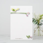 Vögel aus einer Laune heraus Briefpapier (Stehend Vorderseite)