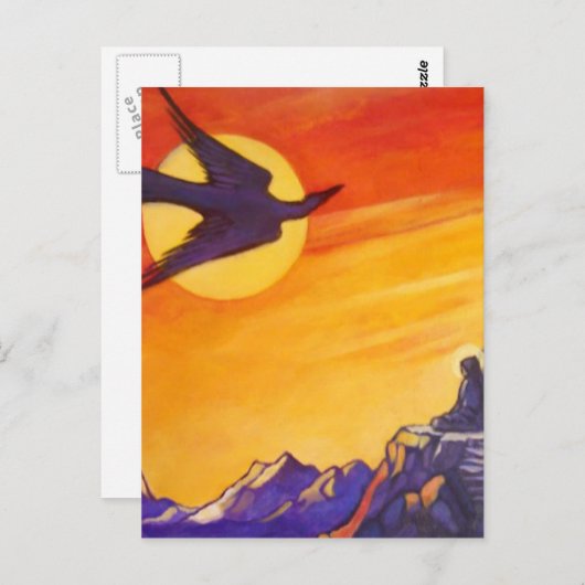 Vogel aus Zeit und Raum Postkarten (Vorne/Hinten)