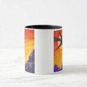 Vogel aus Zeit und Raum Tasse (Zentrum)