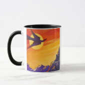 Vogel aus Zeit und Raum Tasse (Links)