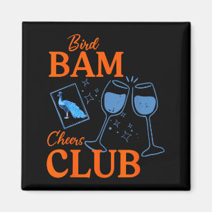Vogel bam jubelt klub Pfau Mahjong chinesisch Mah Magnet