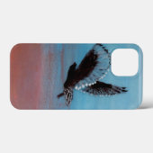 Vogel bei Sunrise Art Owl Case-Mate iPhone Hülle (Rückseite (Horizontal))