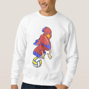 Vogel beim Volleyball-Sport Sweatshirt