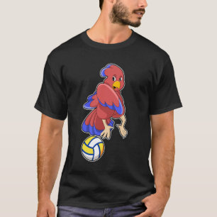 Vogel beim Volleyball-Sport T-Shirt