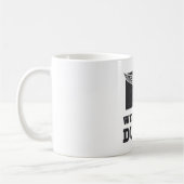 Vögel beobachten, was die Ente Vintage Vogelbeobac Kaffeetasse (Links)