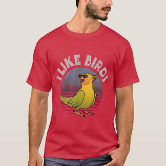 Vögel beobachten, wie ich Vogelfreund mag T-Shirt