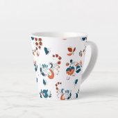 Vögel & Berries im russischen Stil Milchtasse (Rechte Ecke)