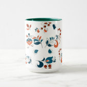 Vögel & Berries im russischen Stil Tasse (Zentrum)