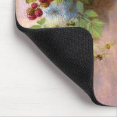 Vogel-Bienen-und Beeren-schöne Kunst Mousepad (Ecke)