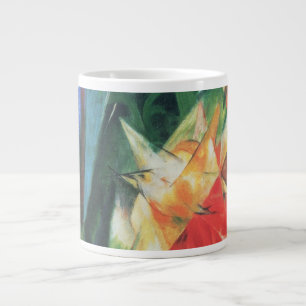 Vögel (Birds) von Franz Marc, Vintage-Cubismus-Kun Jumbo-Tasse