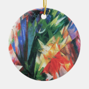 Vögel (Birds) von Franz Marc, Vintage-Cubismus-Kun Keramikornament