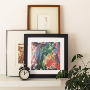 Vögel (Birds) von Franz Marc, Vintage-Cubismus-Kun Poster