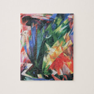 Vögel (Birds) von Franz Marc, Vintage-Cubismus-Kun Puzzle