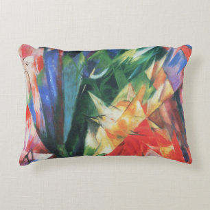 Vögel (Birds) von Franz Marc, Vintage-Cubismus-Kun Zierkissen