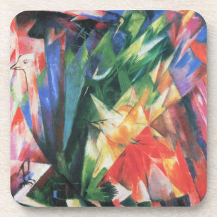 Vögel (Birds) von Franz Marc, Vintage-Kubismus-Kun Getränkeuntersetzer