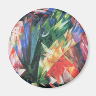 Vögel (Birds) von Franz Marc, Vintage-Kubismus-Kun Magnet