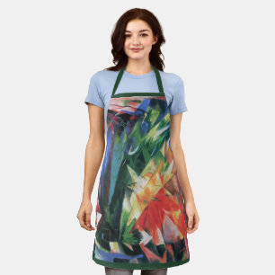 Vögel (Birds) von Franz Marc, Vintage-Kubismus-Kun Schürze
