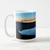 Vogel-Blau-Tasse der Ponce Kaffeetasse (Links)