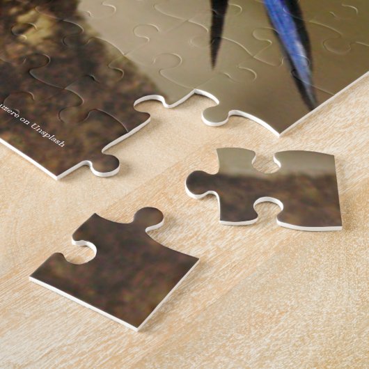 Vogel, Bluebird, Puzzle (Seite)