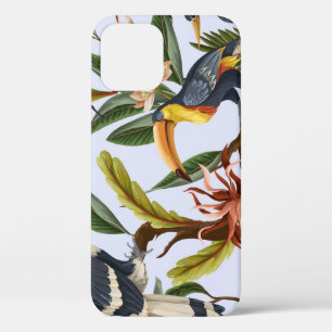 Vögel & Blumen: Tropisches Vintage-Muster. Case-Mate iPhone Hülle