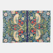 Vögel & Blumen Wm Morris Geschirrtuch (Horizontal)