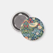 Vögel & Blumen Wm Morris Kunst Magnet (Vorderseite/Rückseite)