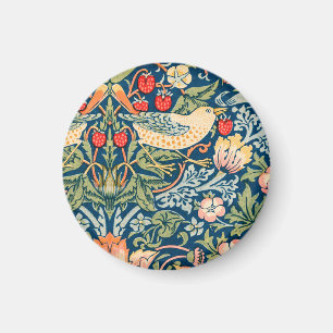 Vögel & Blumen Wm Morris Kunst Magnet