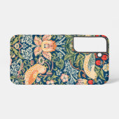 Vögel & Blumen Wm Morris Kunst Samsung Galaxy Hülle (Rückseite (Horizontal))
