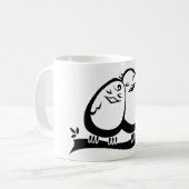 Vögel, braun kaffeetasse (Vorderseite Links)