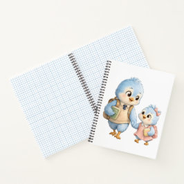 Vogel Bruder Schwester Schreibjournal Notizblock