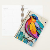 Vögel bunten Kunst abstrakt dick Riesen niedlich l Planer (Anzeige)