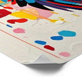 Vögel bunten Kunst abstrakt dick Riesen niedlich l Poster (Ecke)